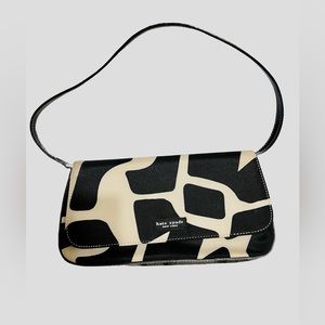 Kate Spade Giraffe Print Canvas Small Handbag Purse